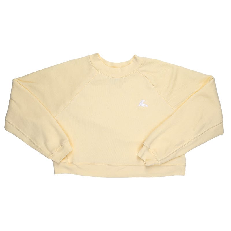 Lil URT Embroidery Raglan Crop Crew Fleece