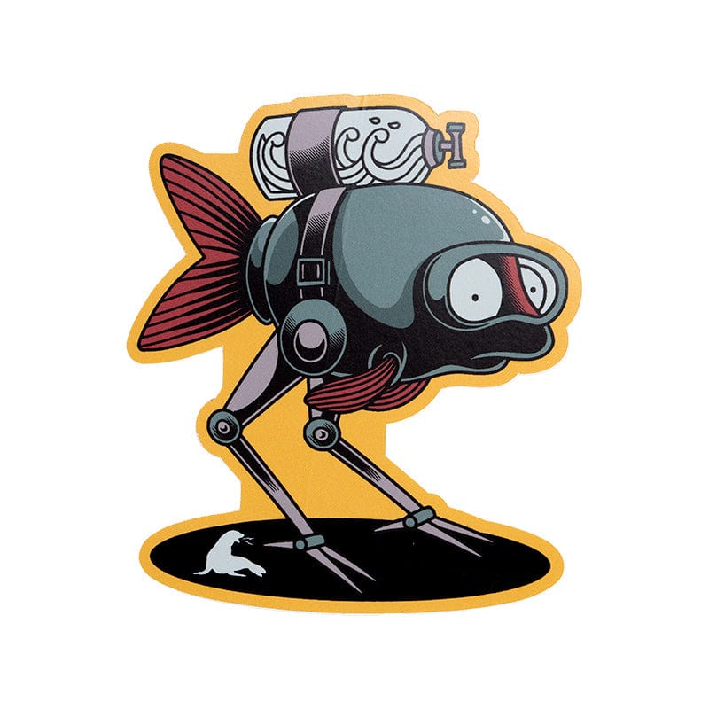 Fish Out of Water Sticker