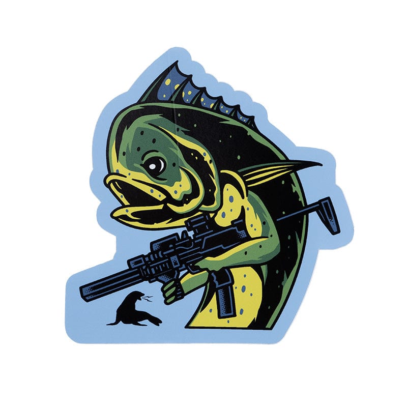 Funky Mahi Mahi Sticker