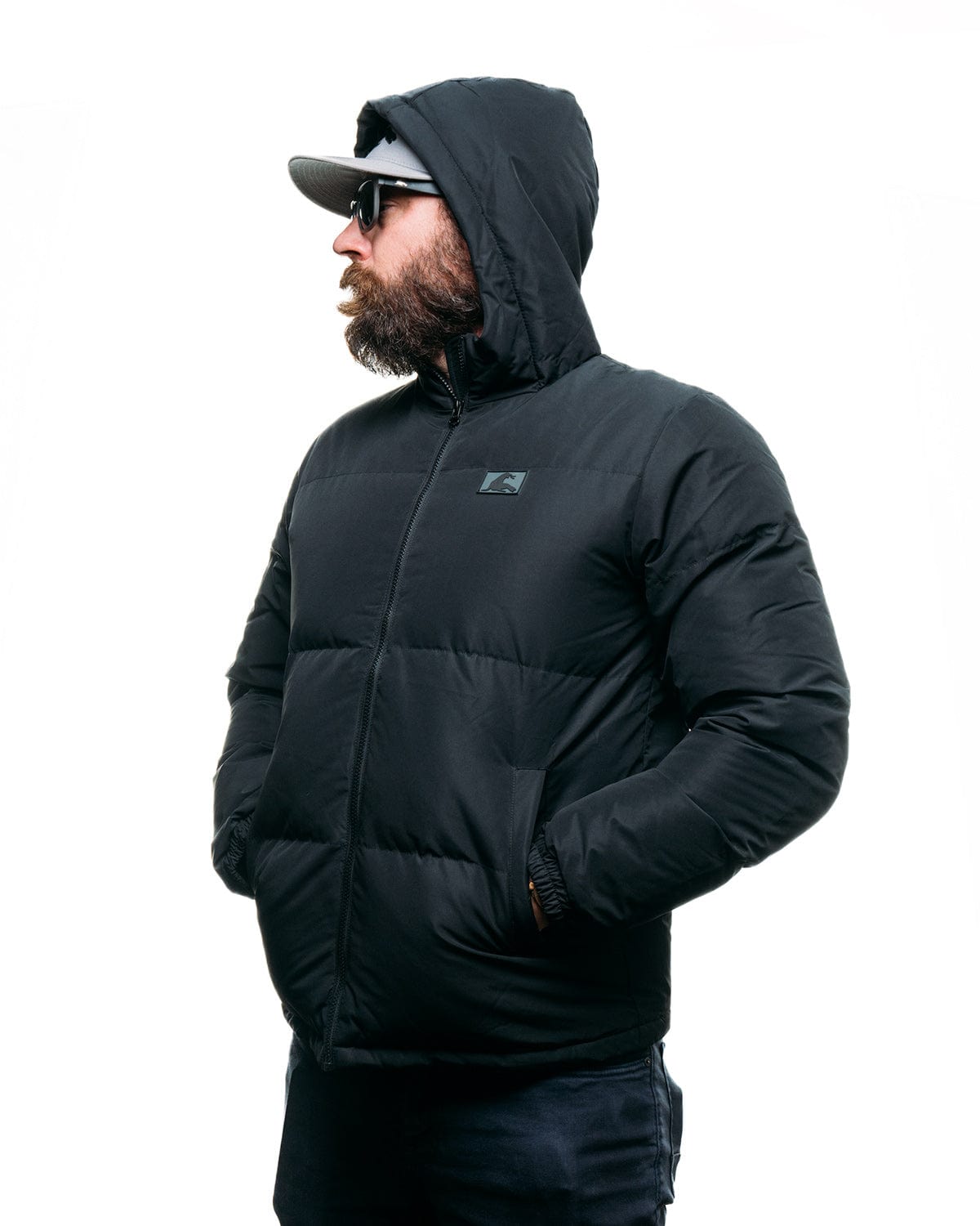 Deep Sea Hooded Puffer Jacket
