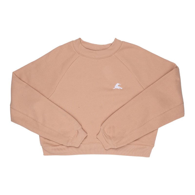 Lil URT Embroidery Raglan Crop Crew Fleece