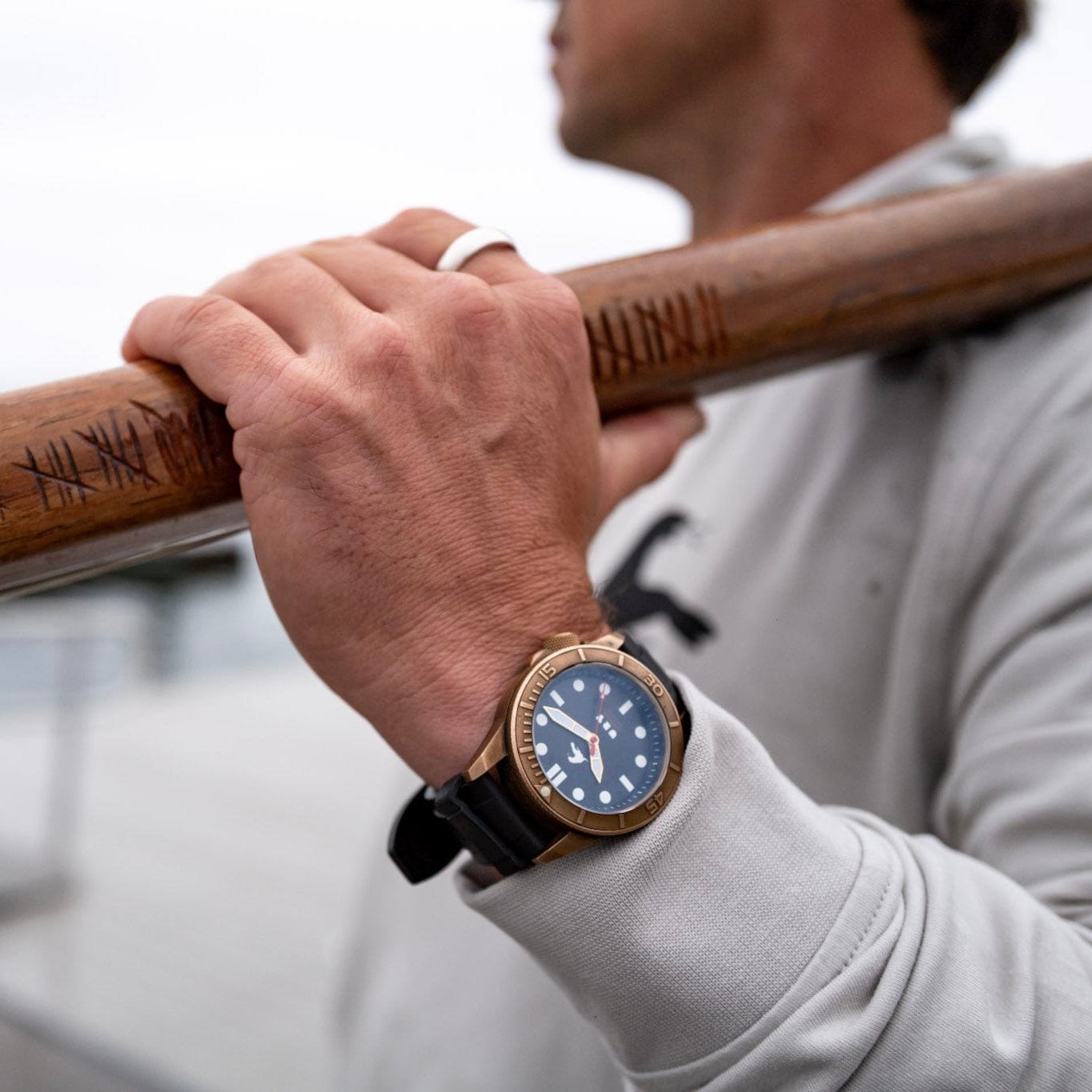 The Amphib Dive Watch // Bronze