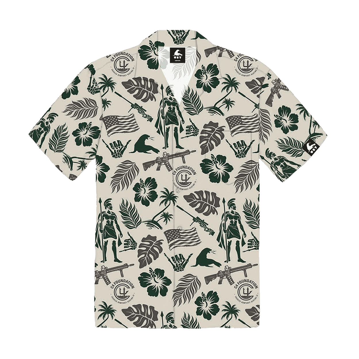 URT! x C4 Foundation Hawaiian Shirt