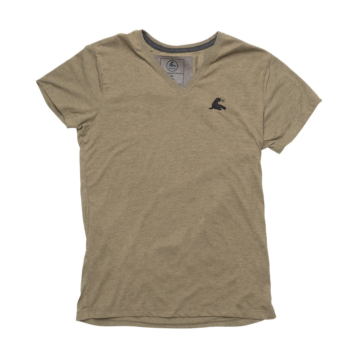 Women&#39;s Lil URT Embroidery Organi V Neck