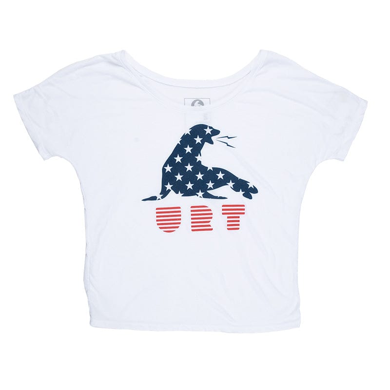 Women&#39;s Slouchy Tee The OG &quot;Old Glory&quot; Coronado Edition