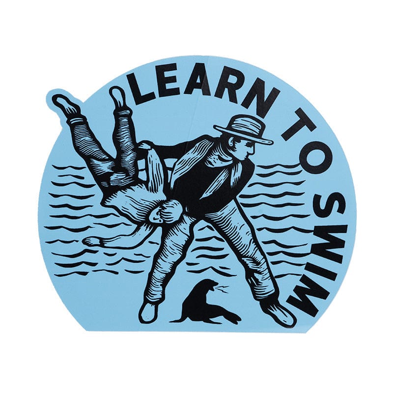Learn to Swim Sticker