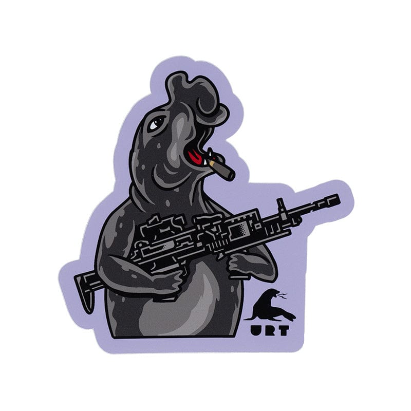 Funky Elephant Seal Sticker