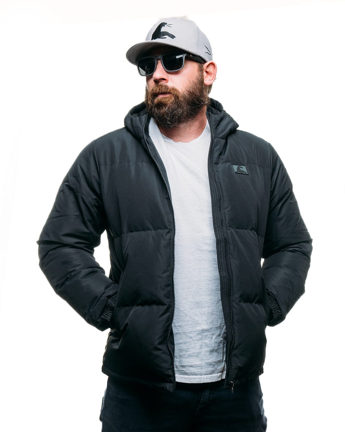 Deep Sea Hooded Puffer Jacket