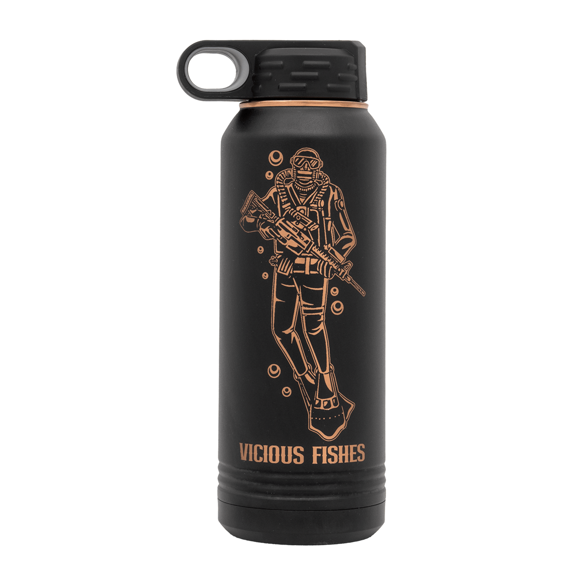 Vicious Fishes 32 oz Stainless Bottle