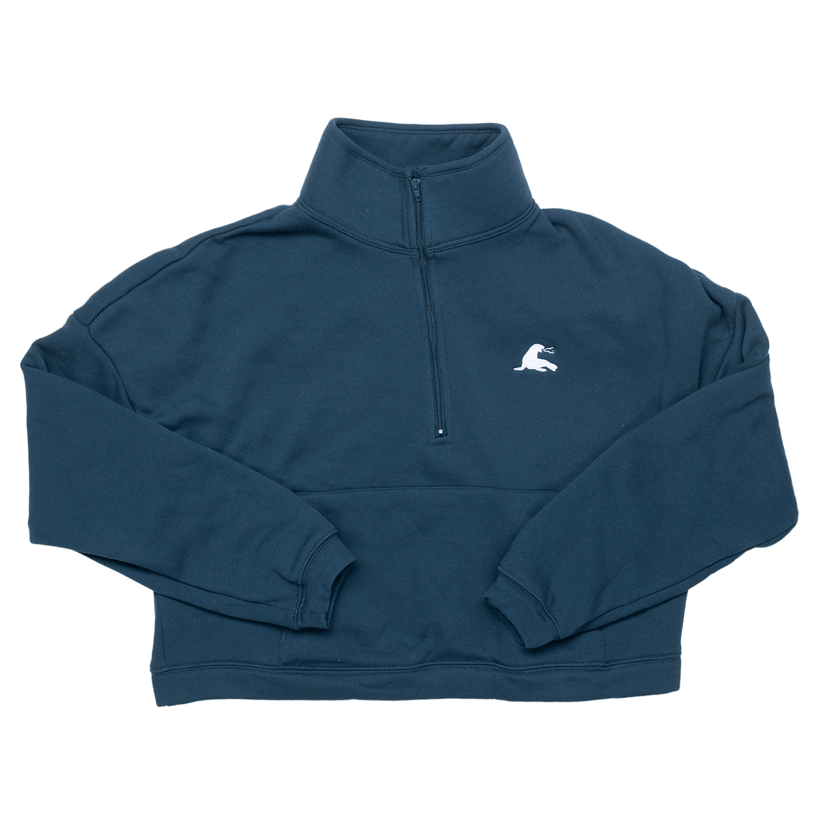 Women's Lil URT Embroidery Boxy Sponge Fleece 1/4 Zip