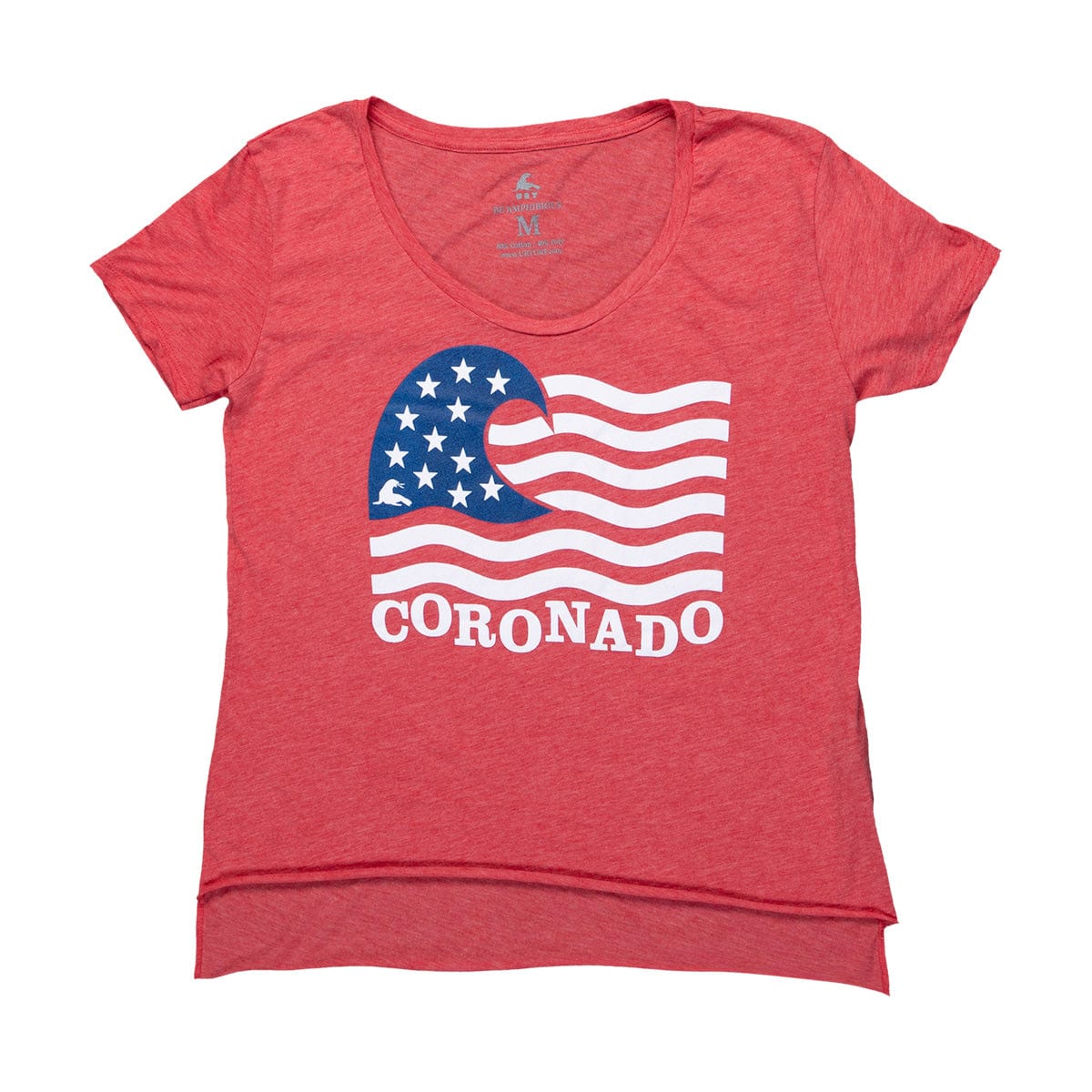 Women&#39;s Scoop Neck U.S. of Wave Coronado Edition