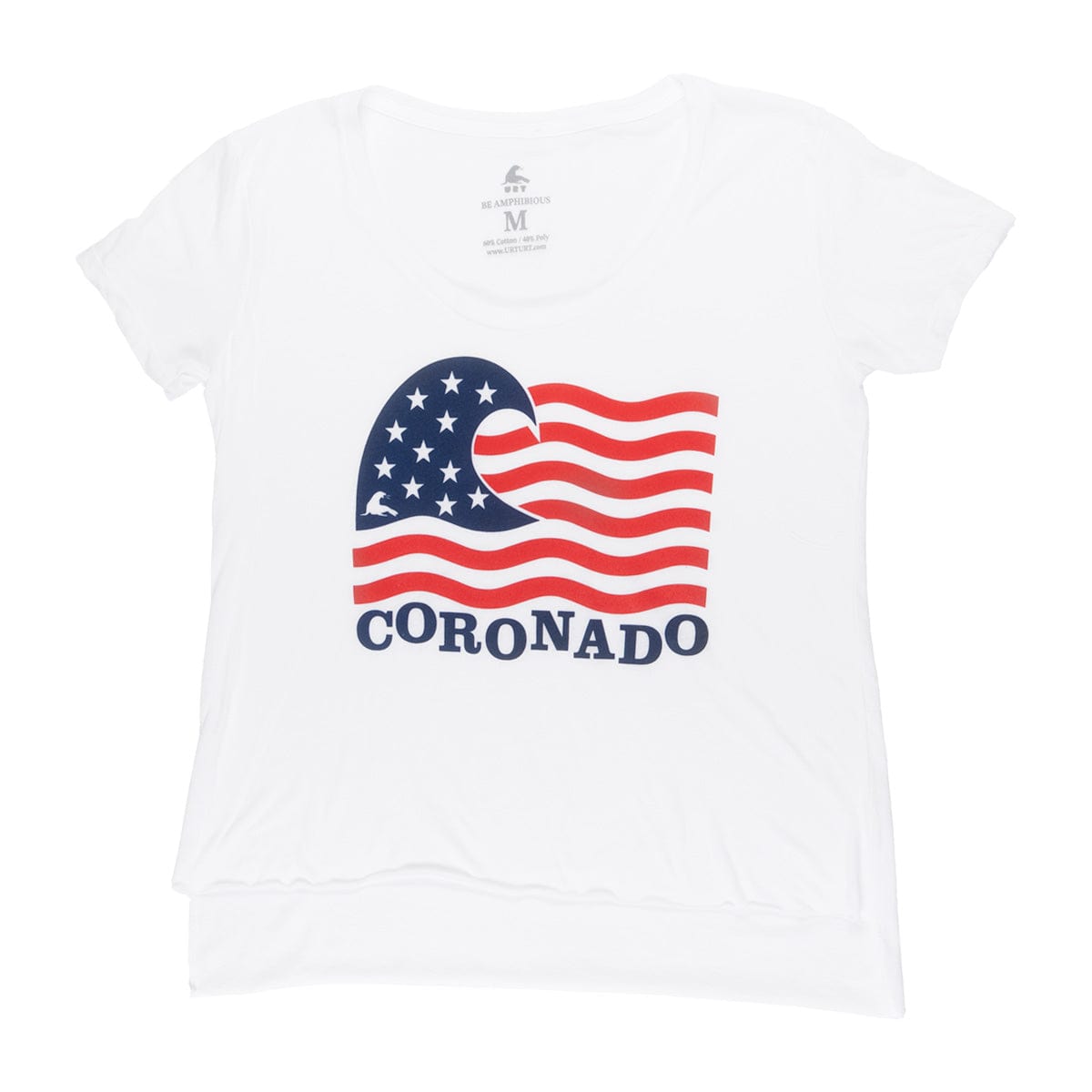 Women&#39;s Scoop Neck U.S. of Wave Coronado Edition