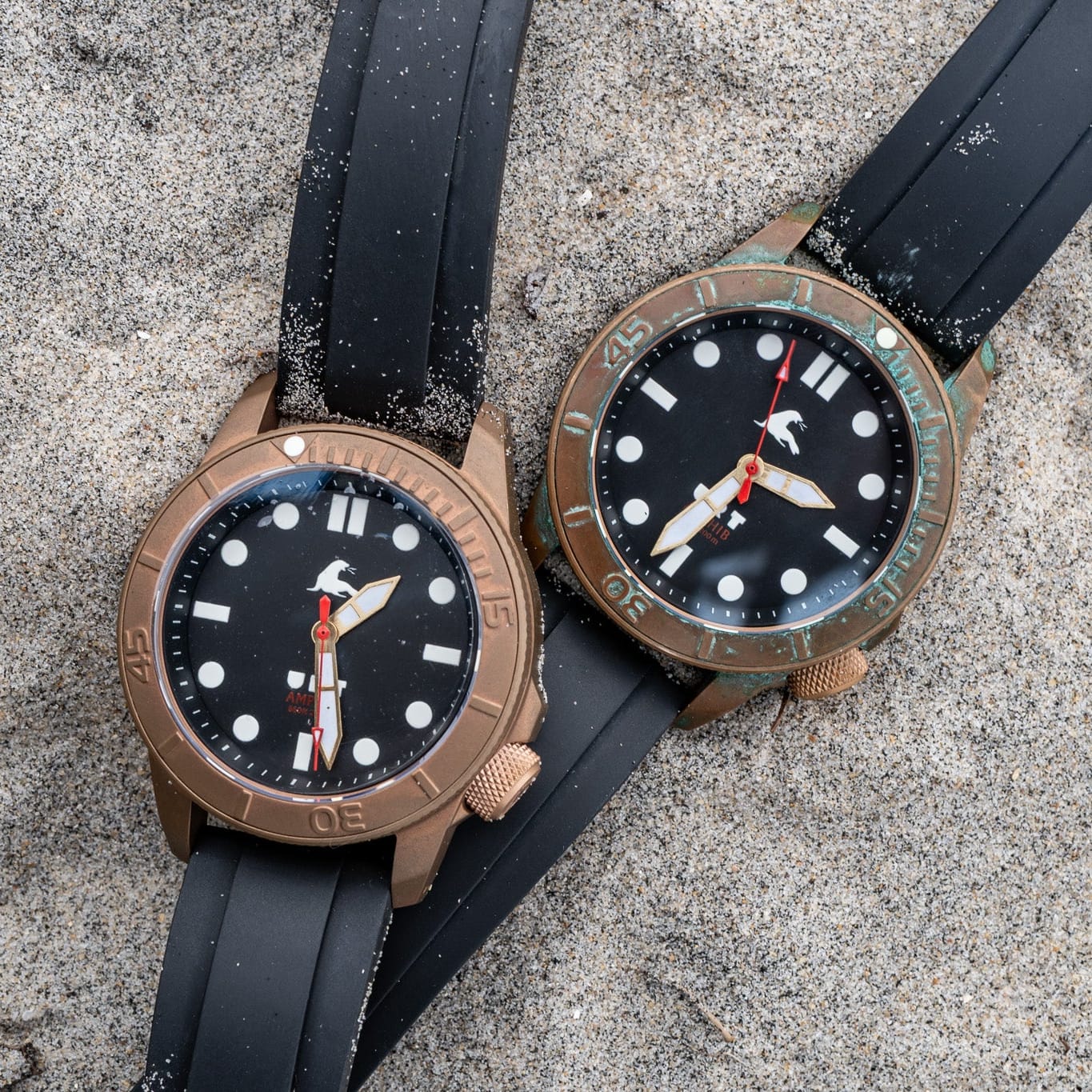 (SOLD OUT) The Amphib Dive Watch // Bronze