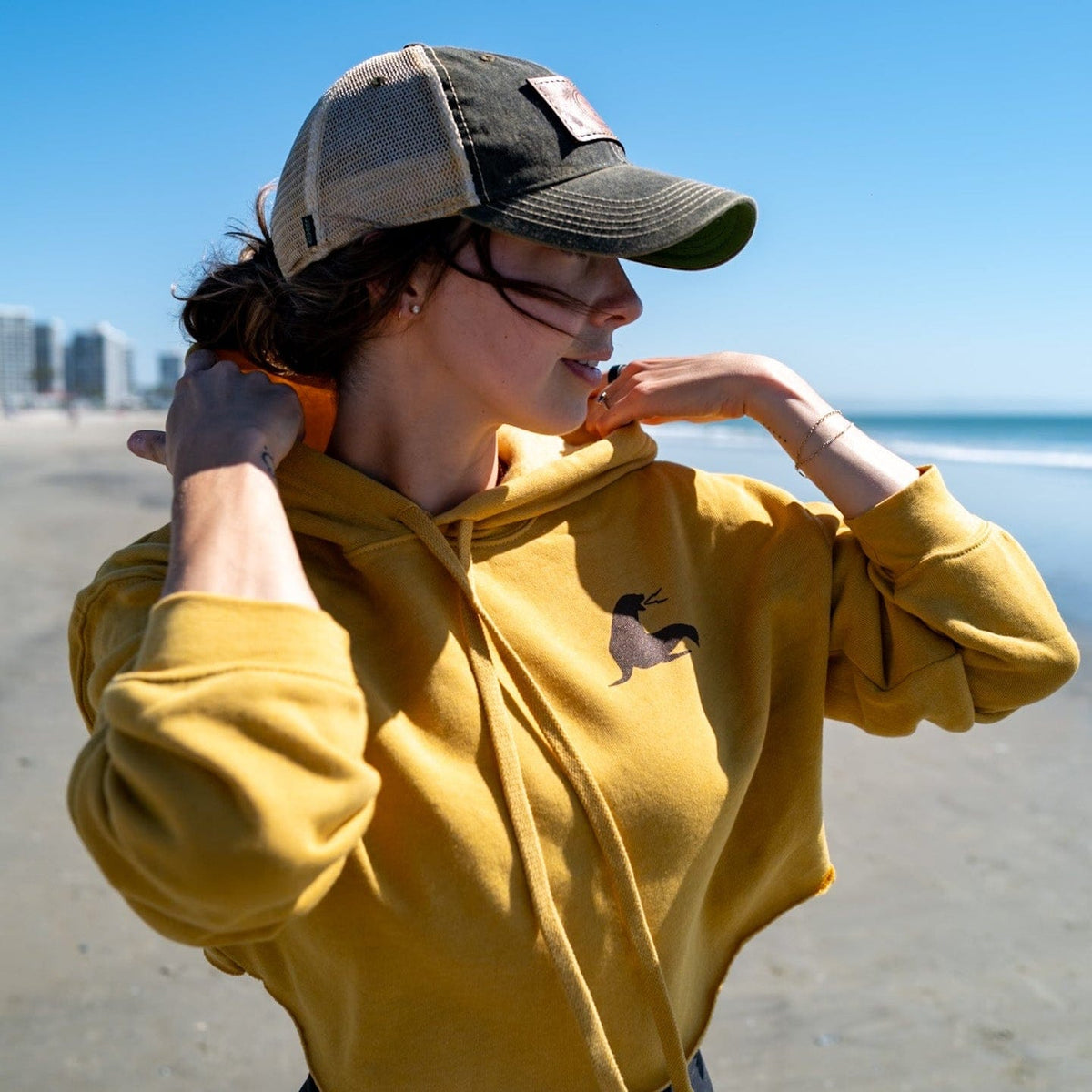 Women's Lil URT Crop Fleece Hoody