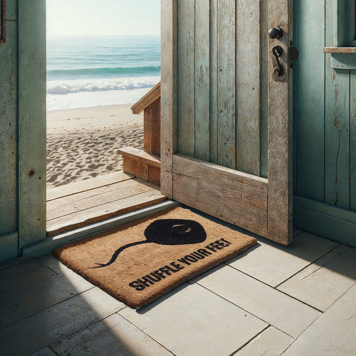 Shuffle Your Feet Door Mat