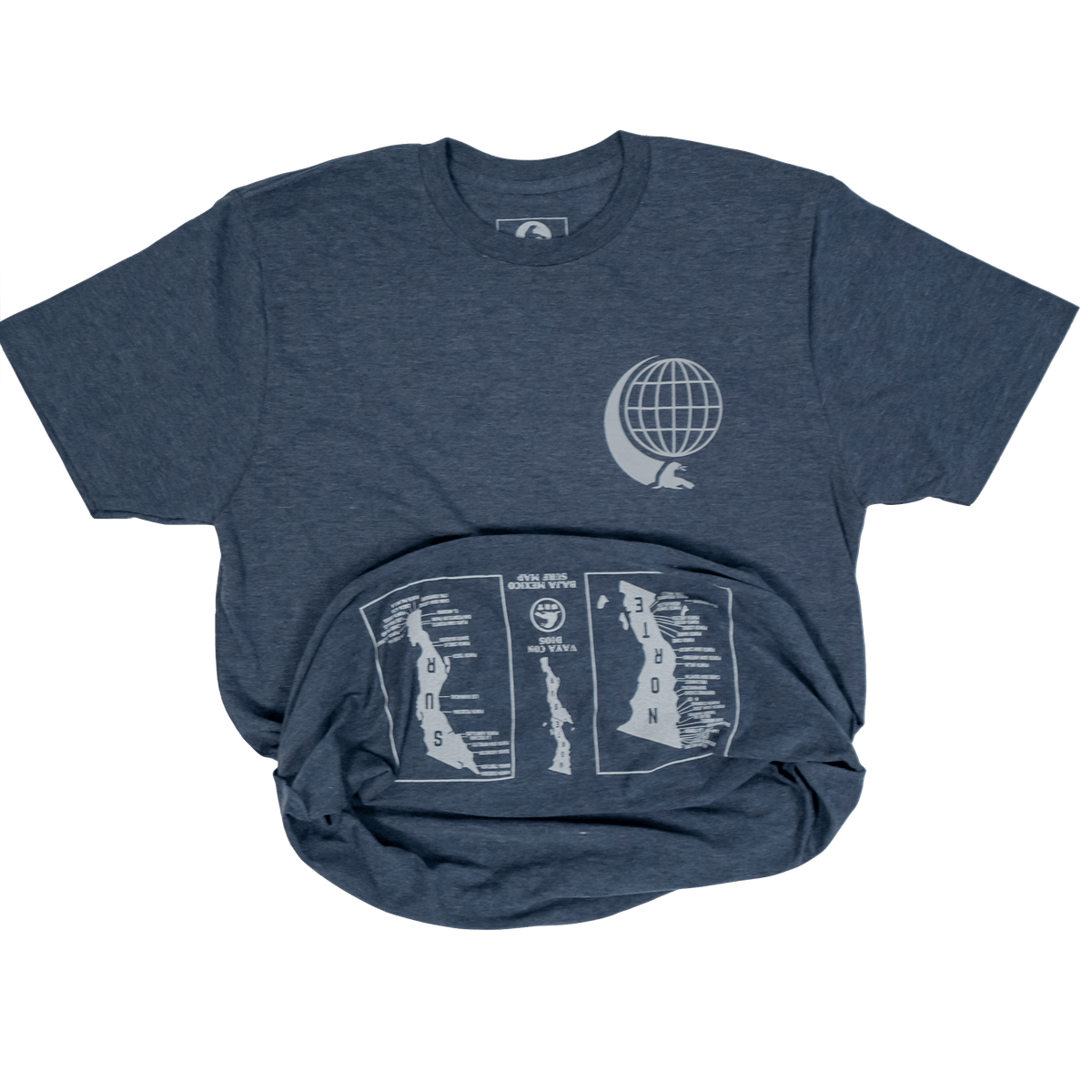 Surf Baja Map Shirt