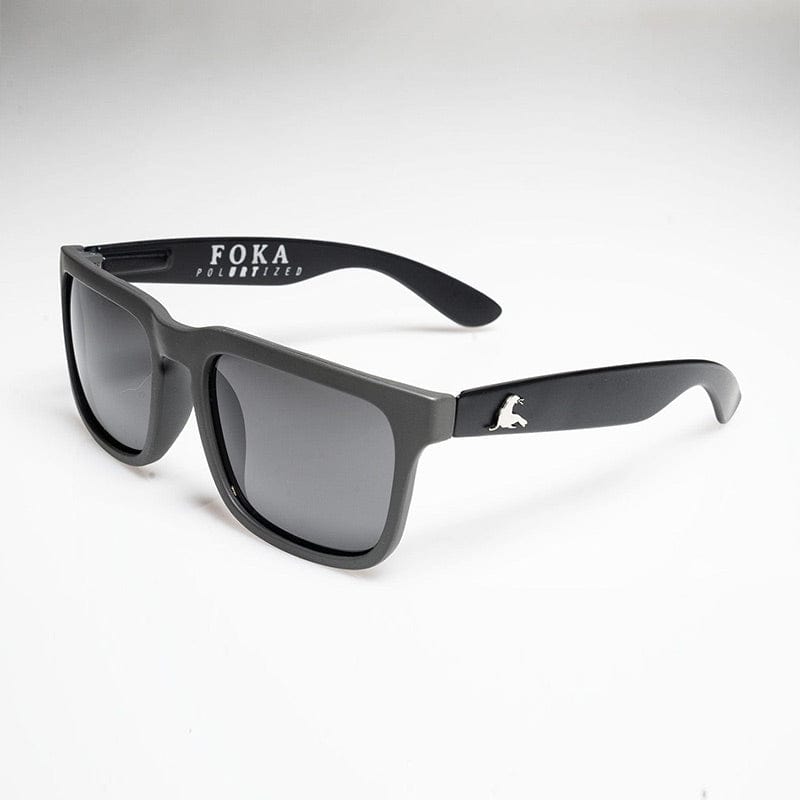 FOKA Polarized Shades // Gray Over Black