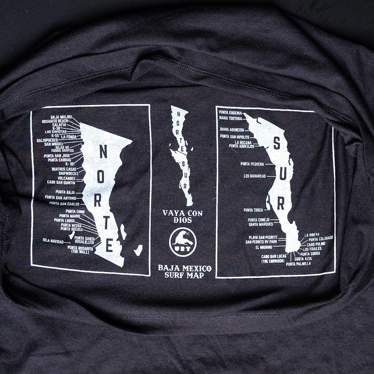 Surf Baja Map Shirt