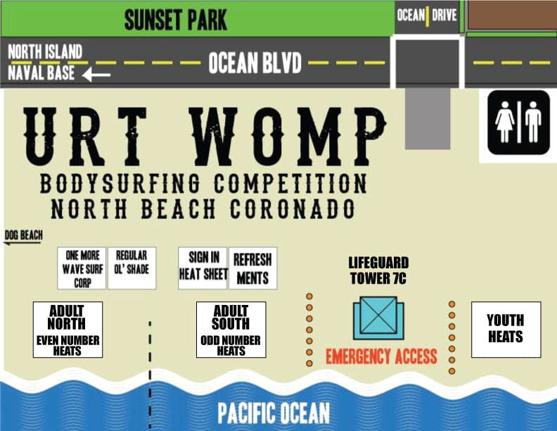 2023 URT WOMP Bodysurf Comp Registration